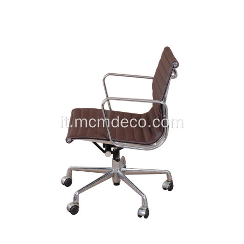 Sedia da ufficio moderna in pelle Eames